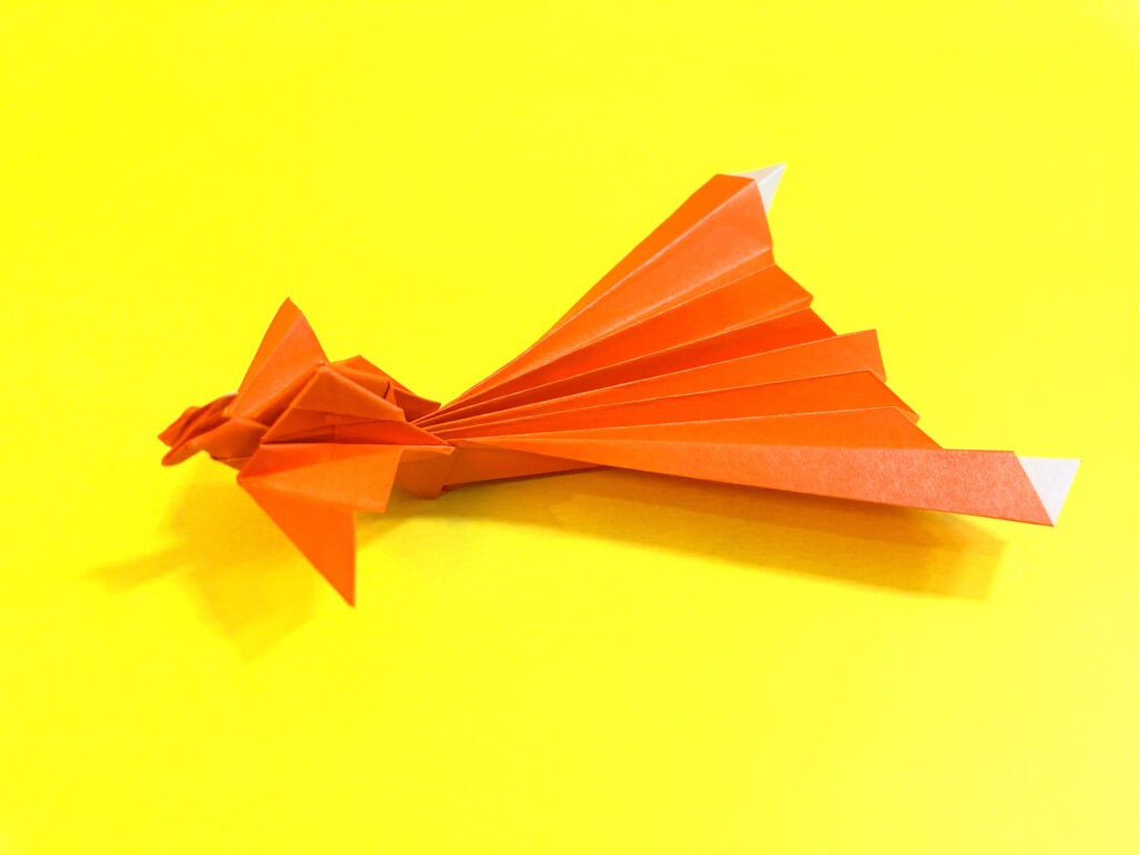 折り紙　フェニックスドラゴン鳳凰龍の簡単な作り方